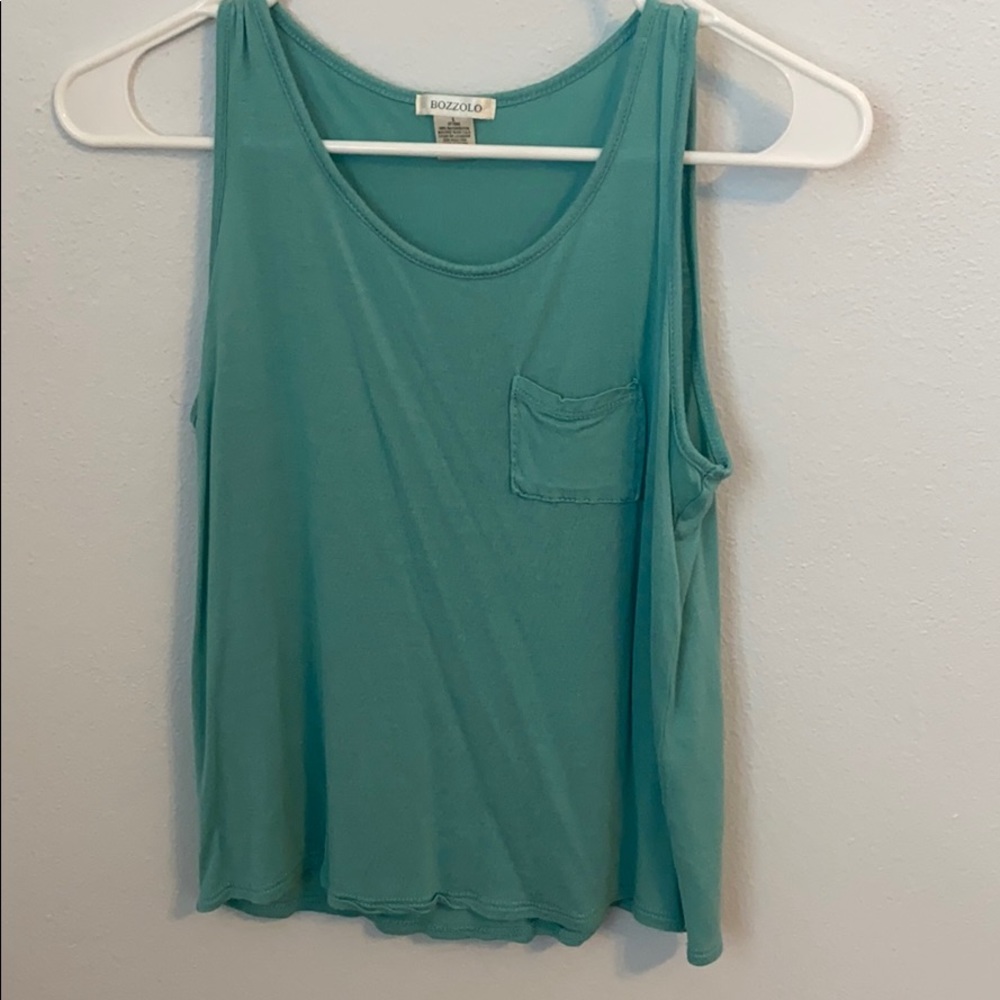 Green/gray tank